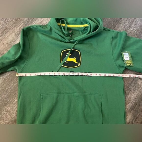 John Deere Core Graphic Logo Hoodie Green- Size Medium - Picture 7 of 10